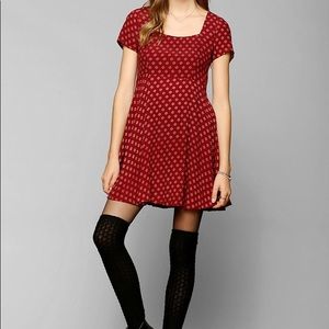 Kimchi Blue Crepe Crossback Skater Dress